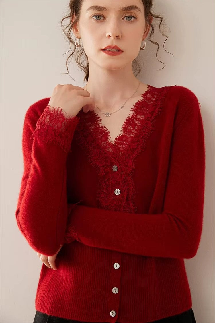 Aurora Cardigan in Pizzo