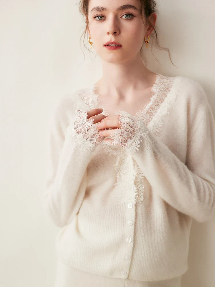 Aurora Cardigan in Pizzo
