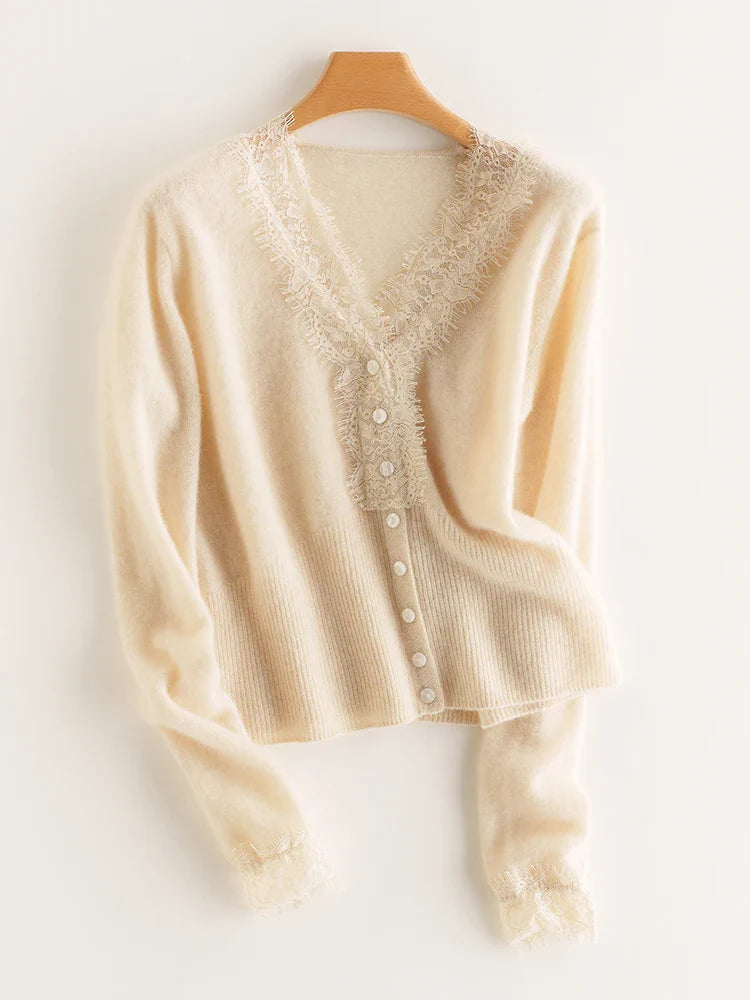 Aurora Cardigan in Pizzo