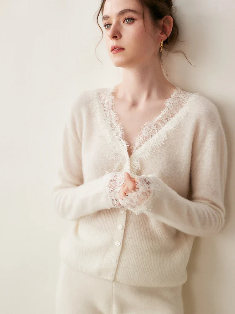 Aurora Cardigan in Pizzo