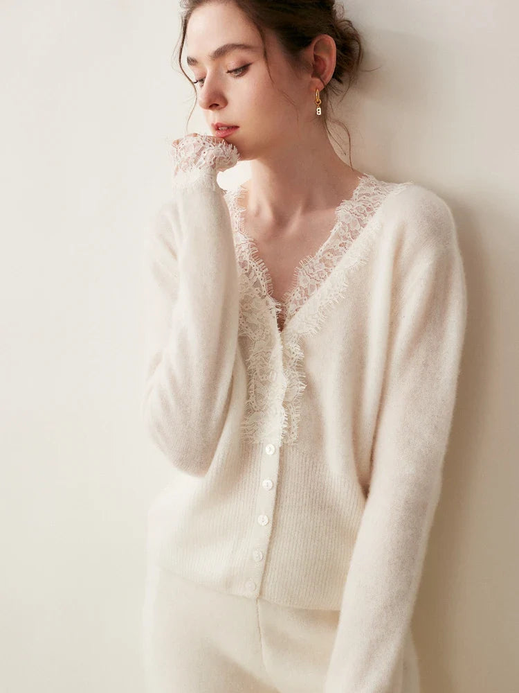Aurora Cardigan in Pizzo
