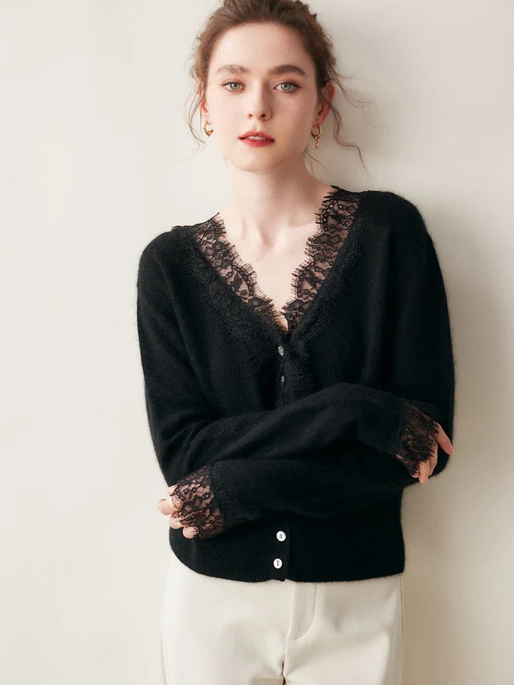 Aurora Cardigan in Pizzo