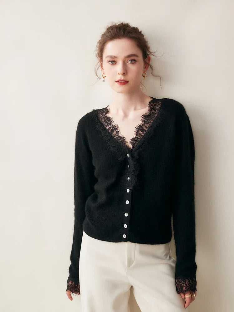 Aurora Cardigan in Pizzo