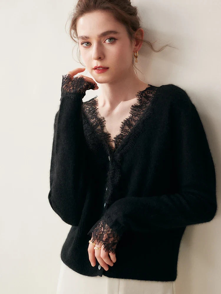 Aurora Cardigan in Pizzo