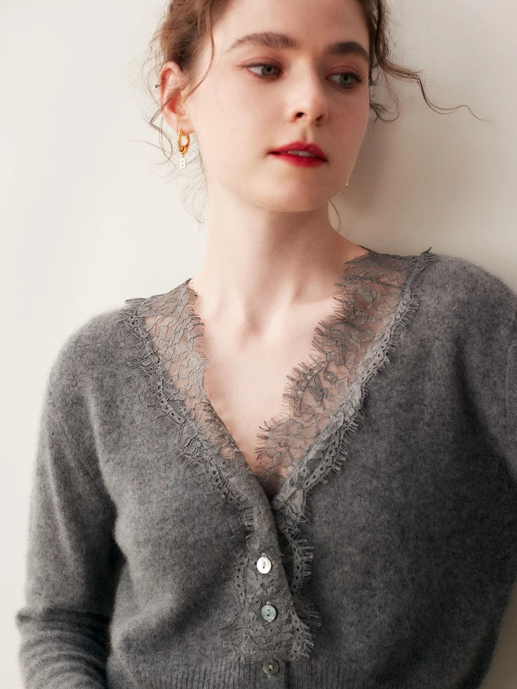 Aurora Cardigan in Pizzo