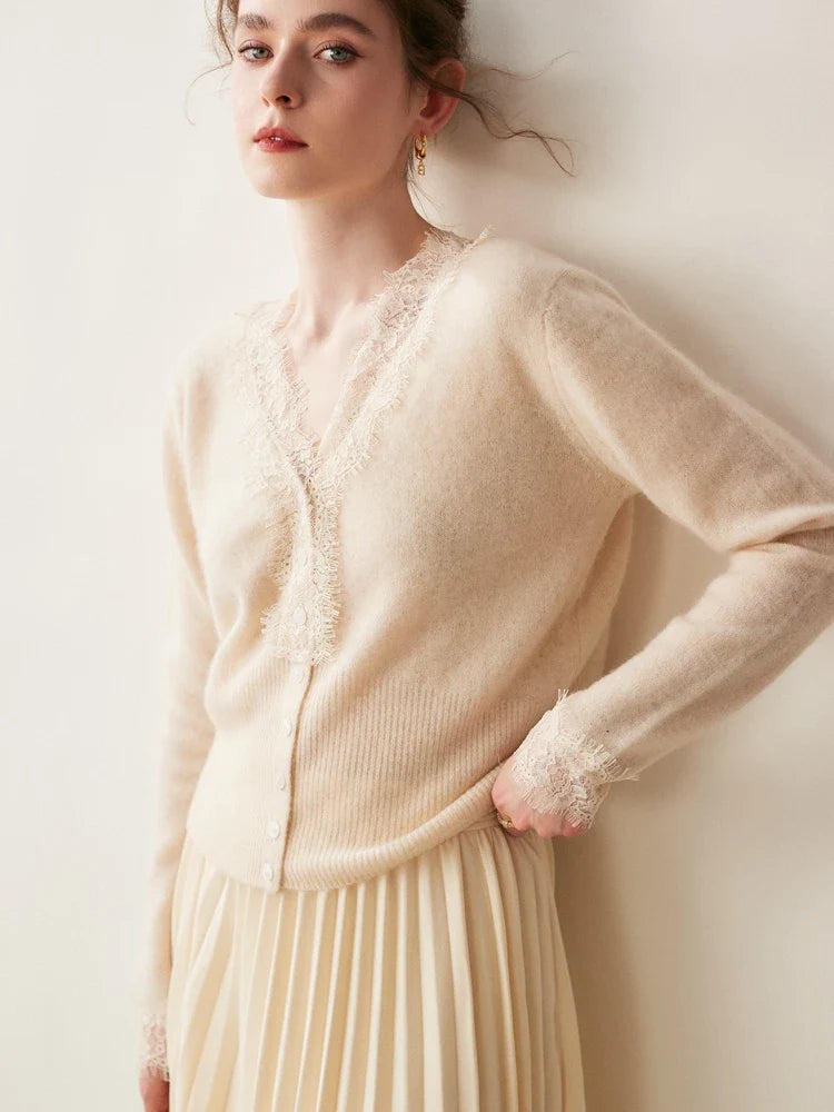 Aurora Cardigan in Pizzo