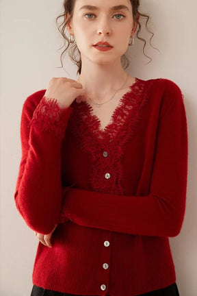 Aurora Cardigan in Pizzo