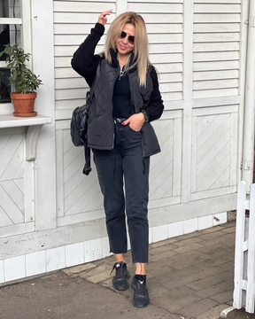 MORFA®️ - Giacca Patchwork in maglia da donna