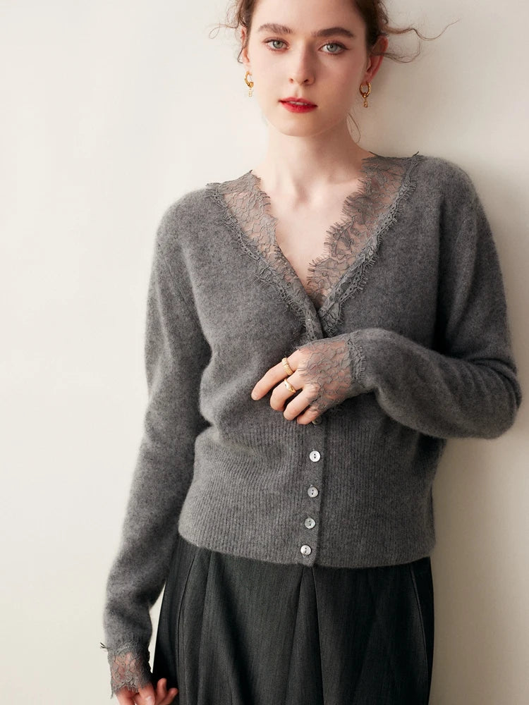 Aurora Cardigan in Pizzo
