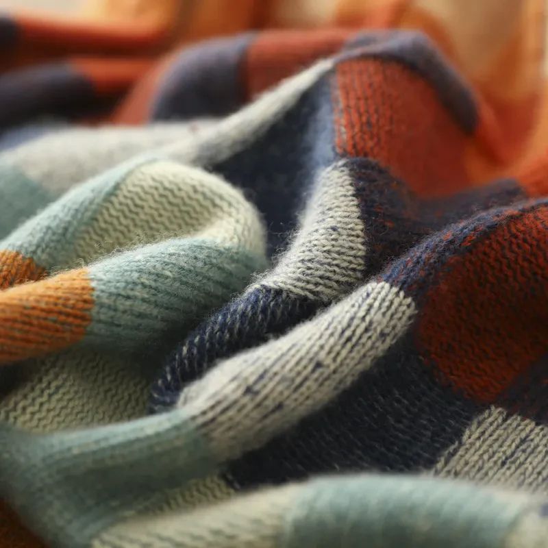 Bianca – Maglione in Merino a Quadri