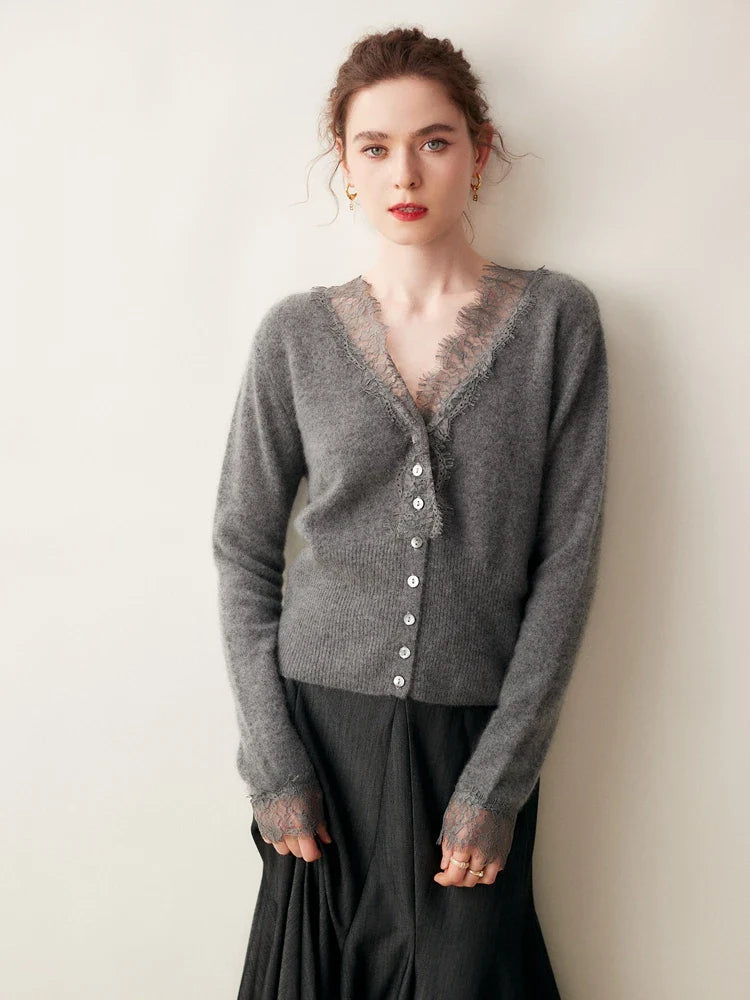 Aurora Cardigan in Pizzo
