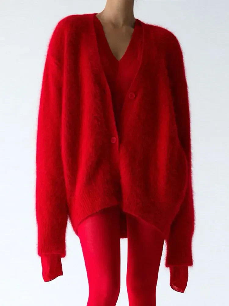 Avvolto-Cardigan Nuvola in Maglia