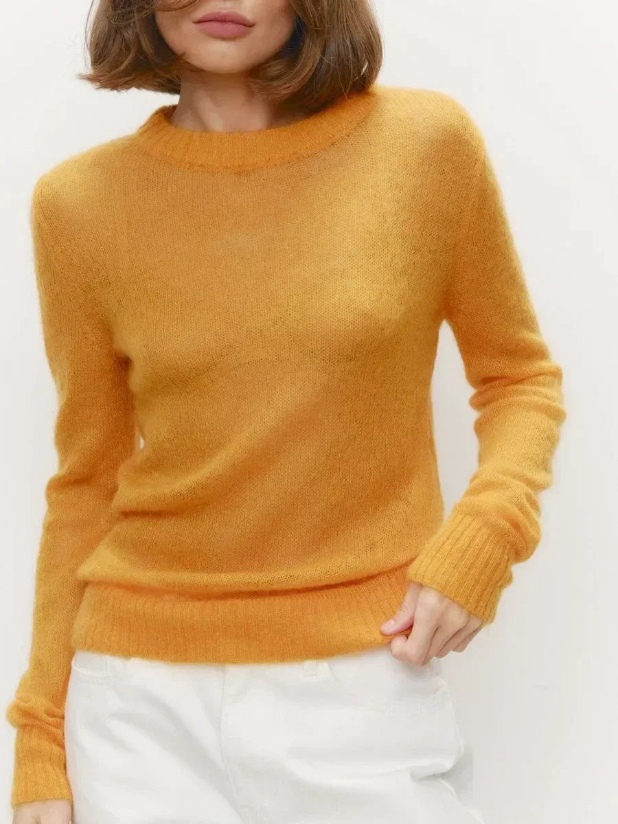 Fenra Maglia Girocollo in Mohair