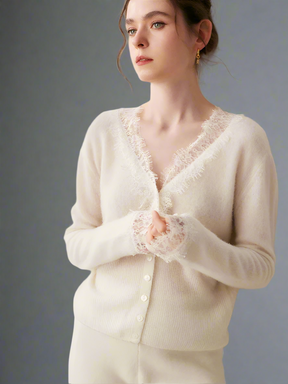 Aurora Cardigan in Pizzo
