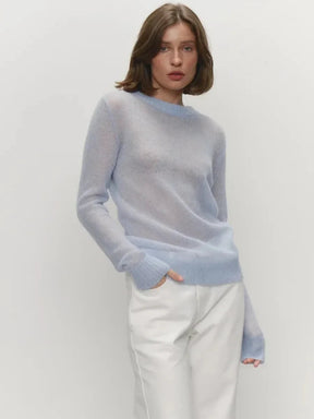 Fenra Maglia Girocollo in Mohair