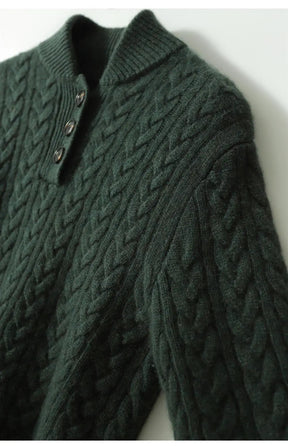 Ardenno – Maglione in Cashmere con Bottoni.
