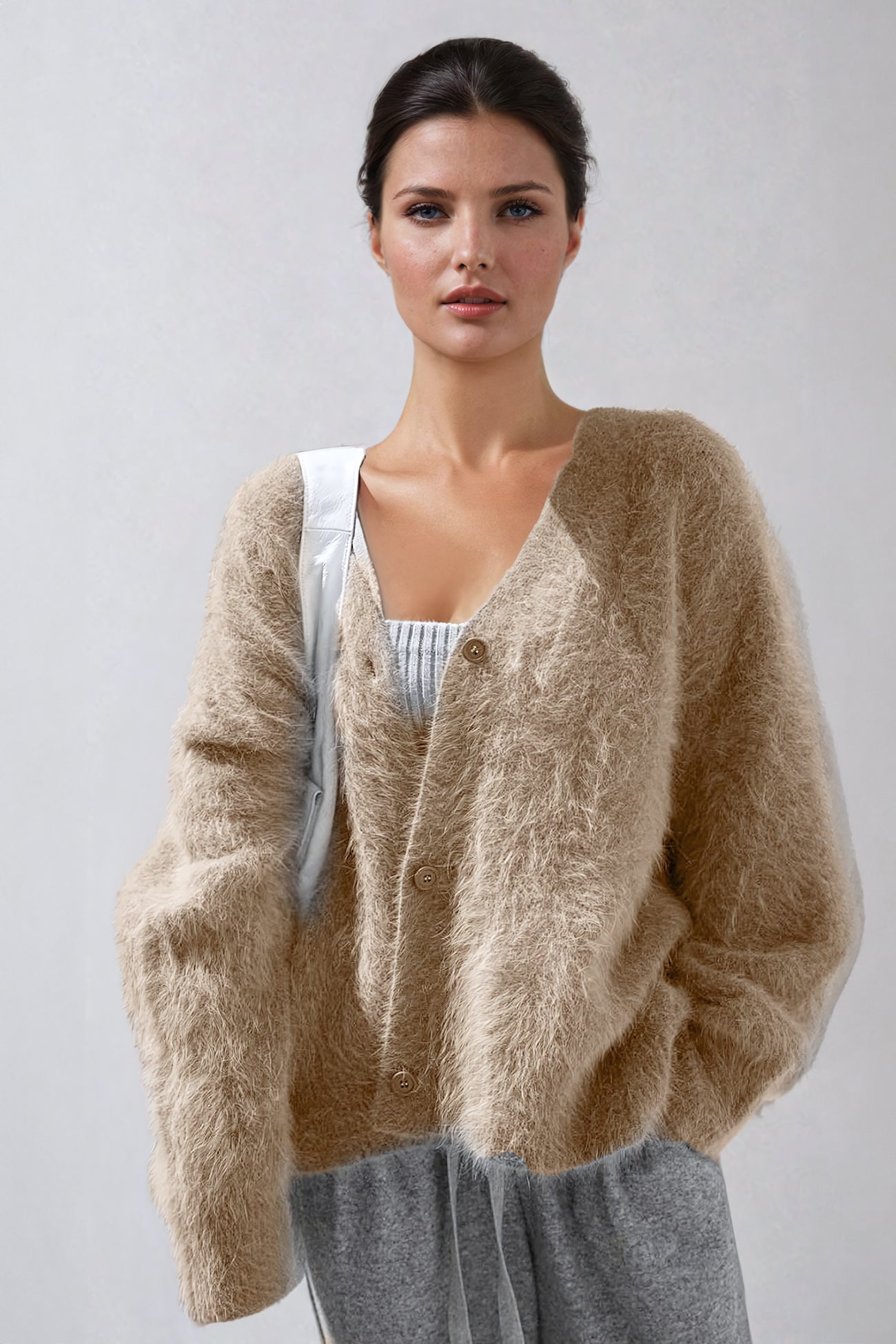 Avvolto-Cardigan Nuvola in Maglia