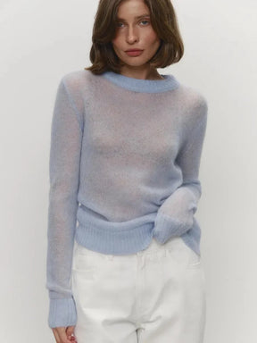 Fenra Maglia Girocollo in Mohair