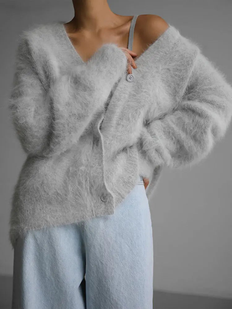 Avvolto-Cardigan Nuvola in Maglia