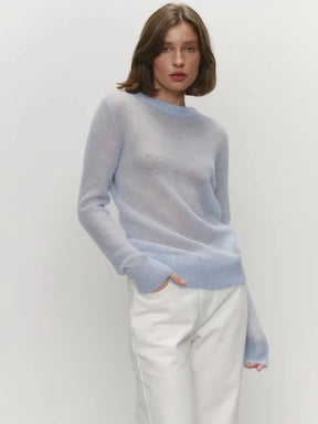Fenra Maglia Girocollo in Mohair