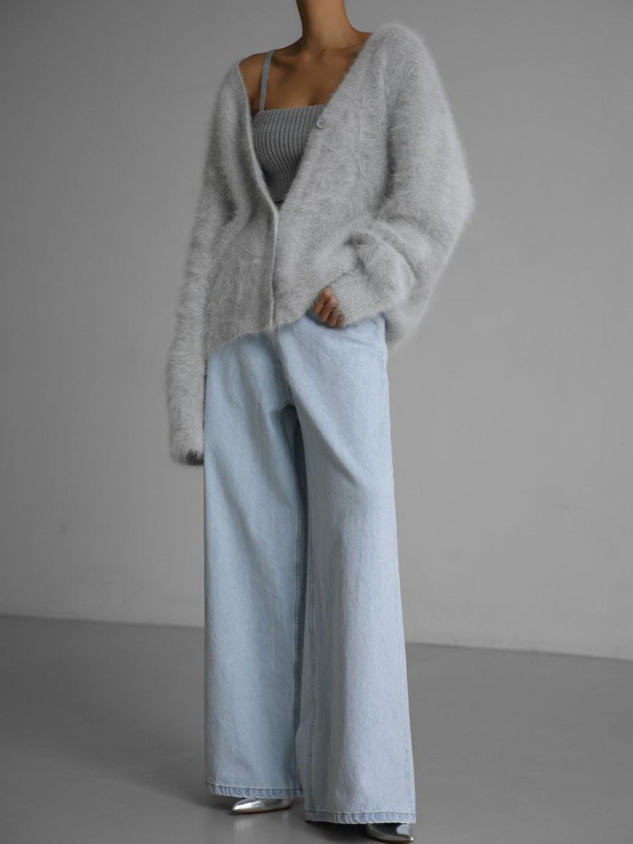 Avvolto-Cardigan Nuvola in Maglia