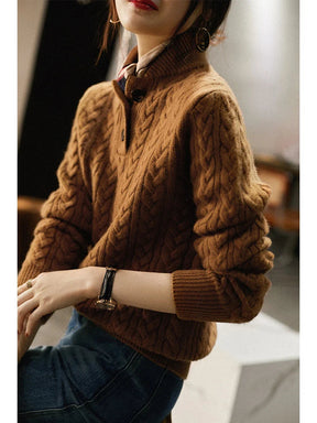 Ardenno – Maglione in Cashmere con Bottoni.