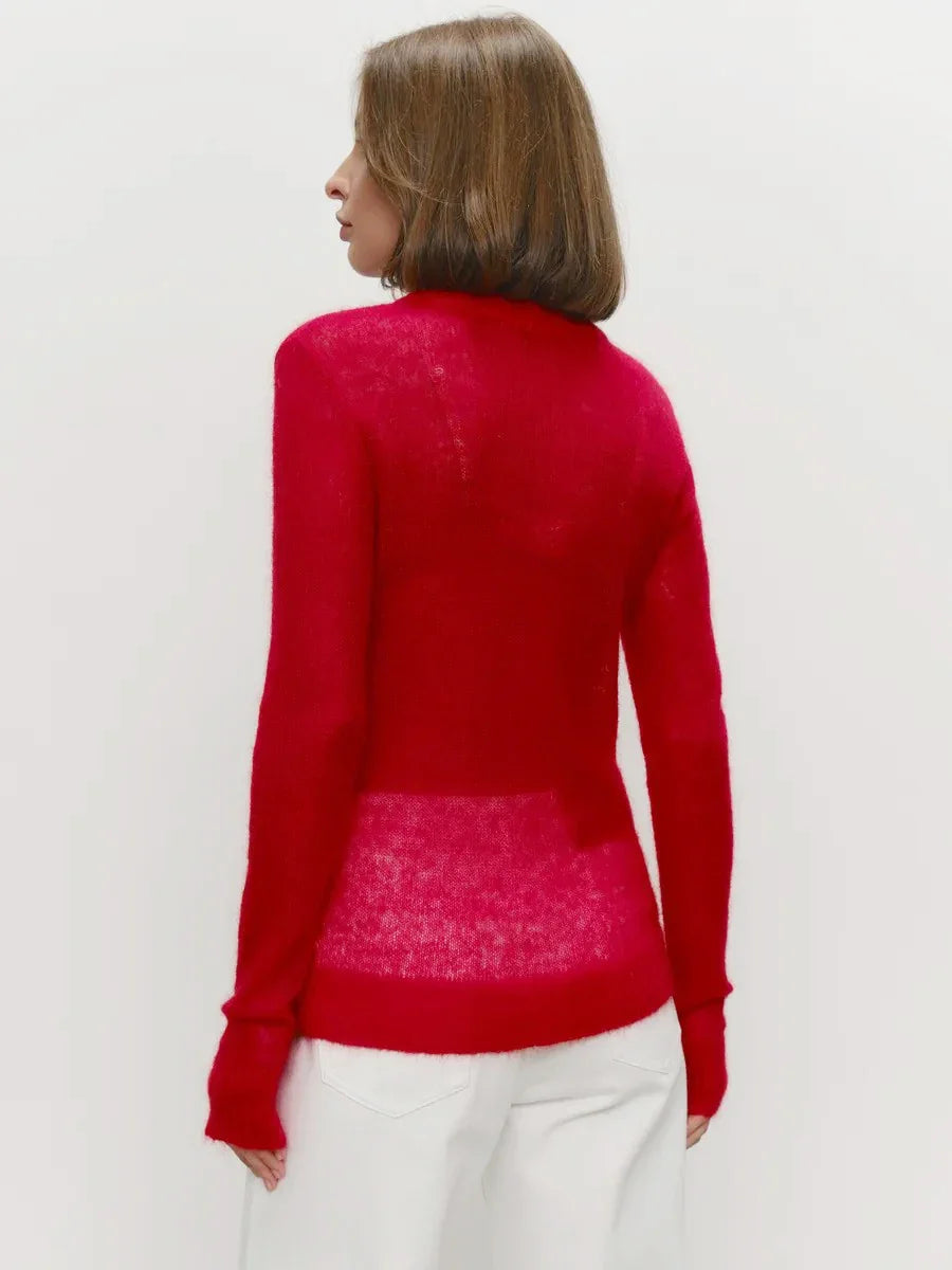 Fenra Maglia Girocollo in Mohair