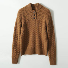 Ardenno – Maglione in Cashmere con Bottoni.
