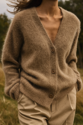Avvolto-Cardigan Nuvola in Maglia