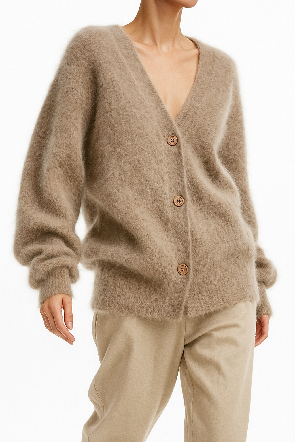 Avvolto-Cardigan Nuvola in Maglia