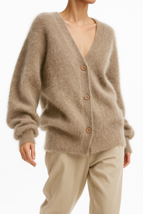 Avvolto-Cardigan Nuvola in Maglia
